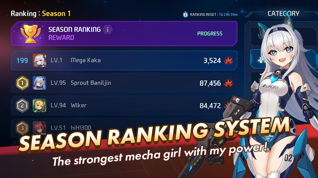 Mecha Girls Survivor screenshot game