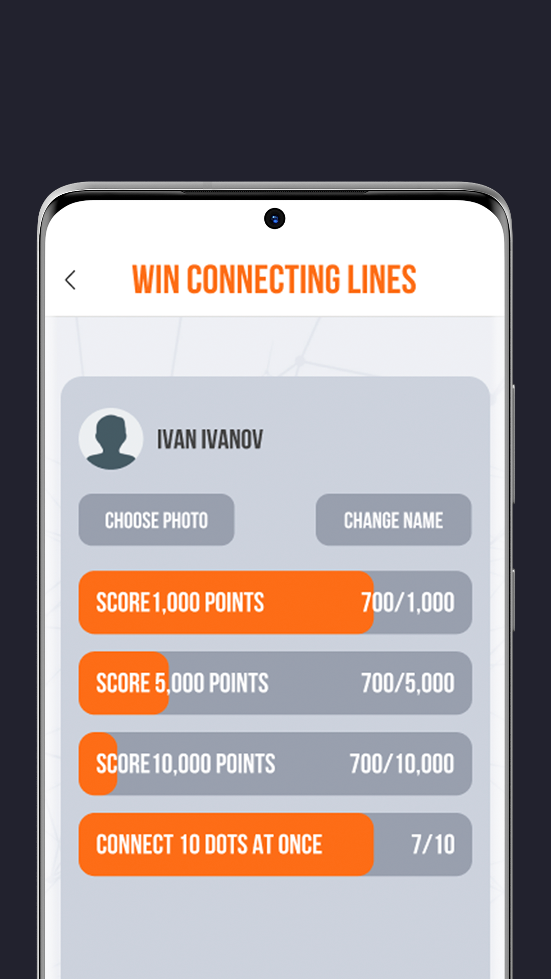 Captura de Tela do Jogo Win connecting line