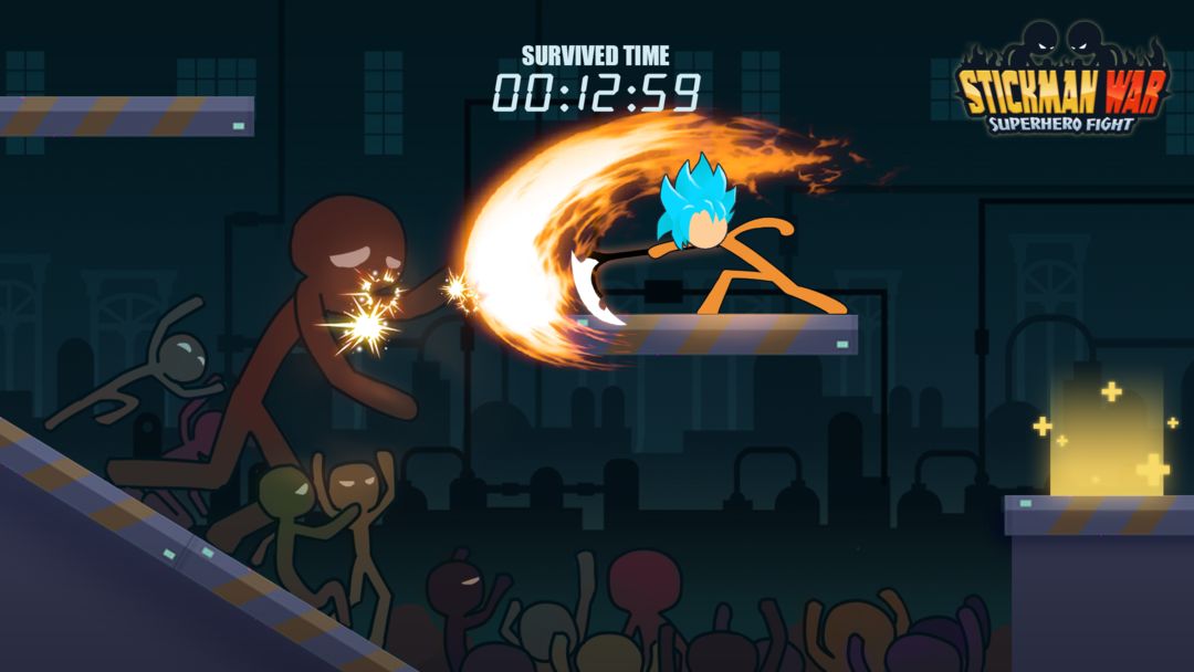 Screenshot of Stickman War - Super Hero Fight