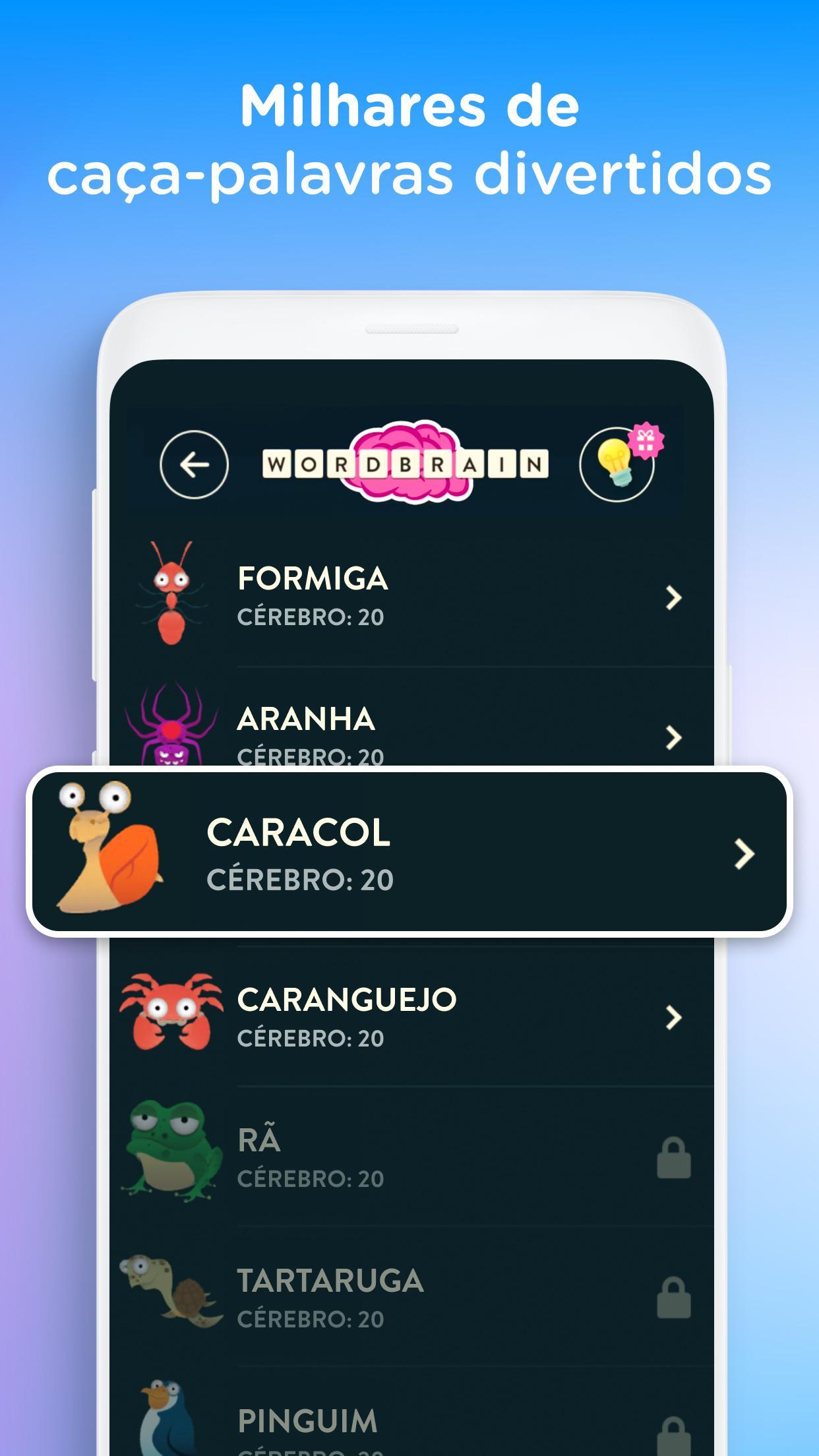 Captura de Tela do Jogo WordBrain
