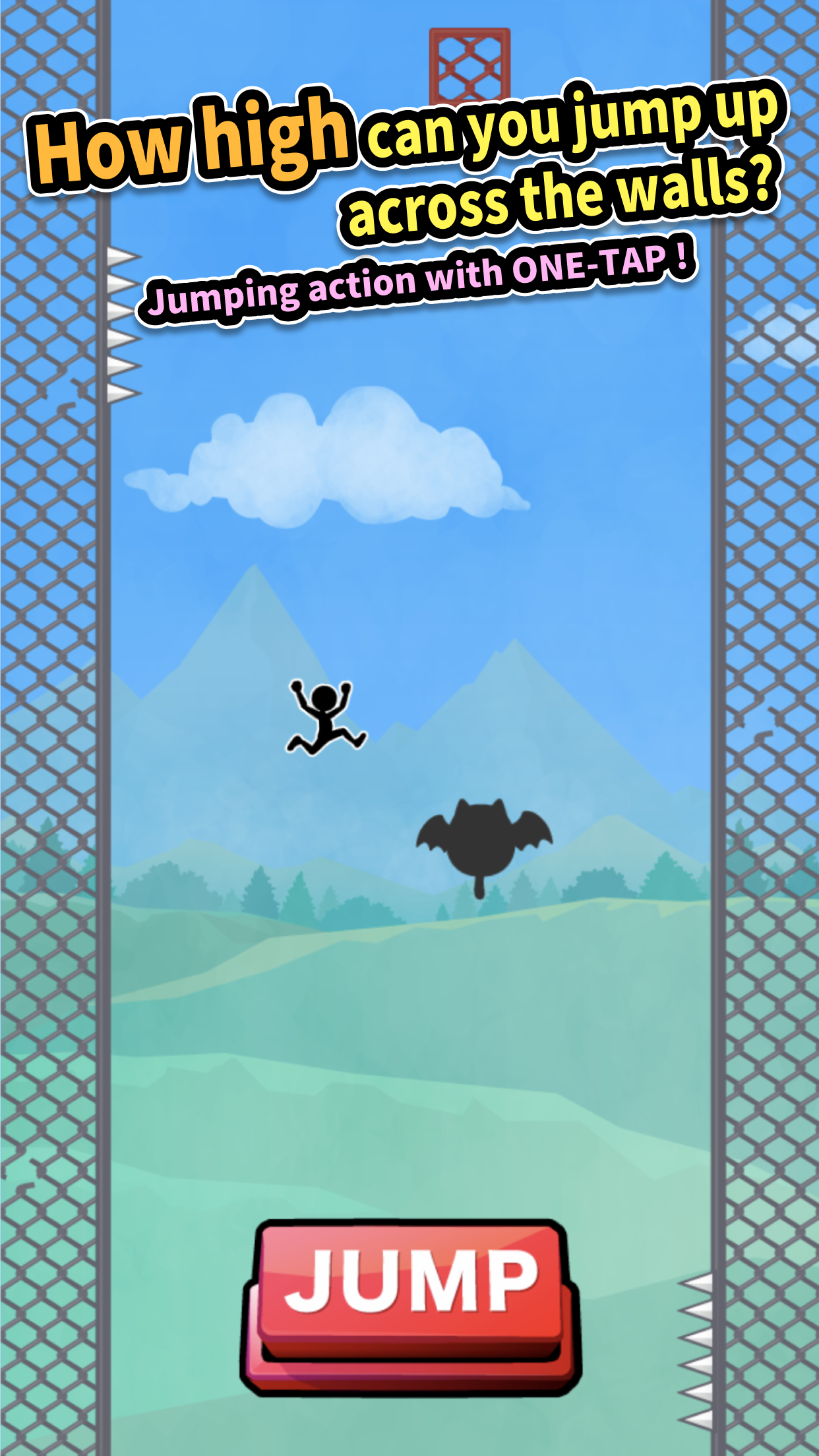 Скриншот игры Wall Jump
