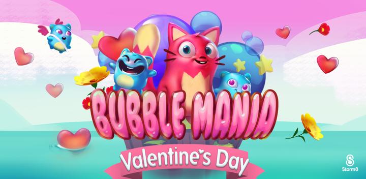 Banner of Bubble Mania: Valentines Day 