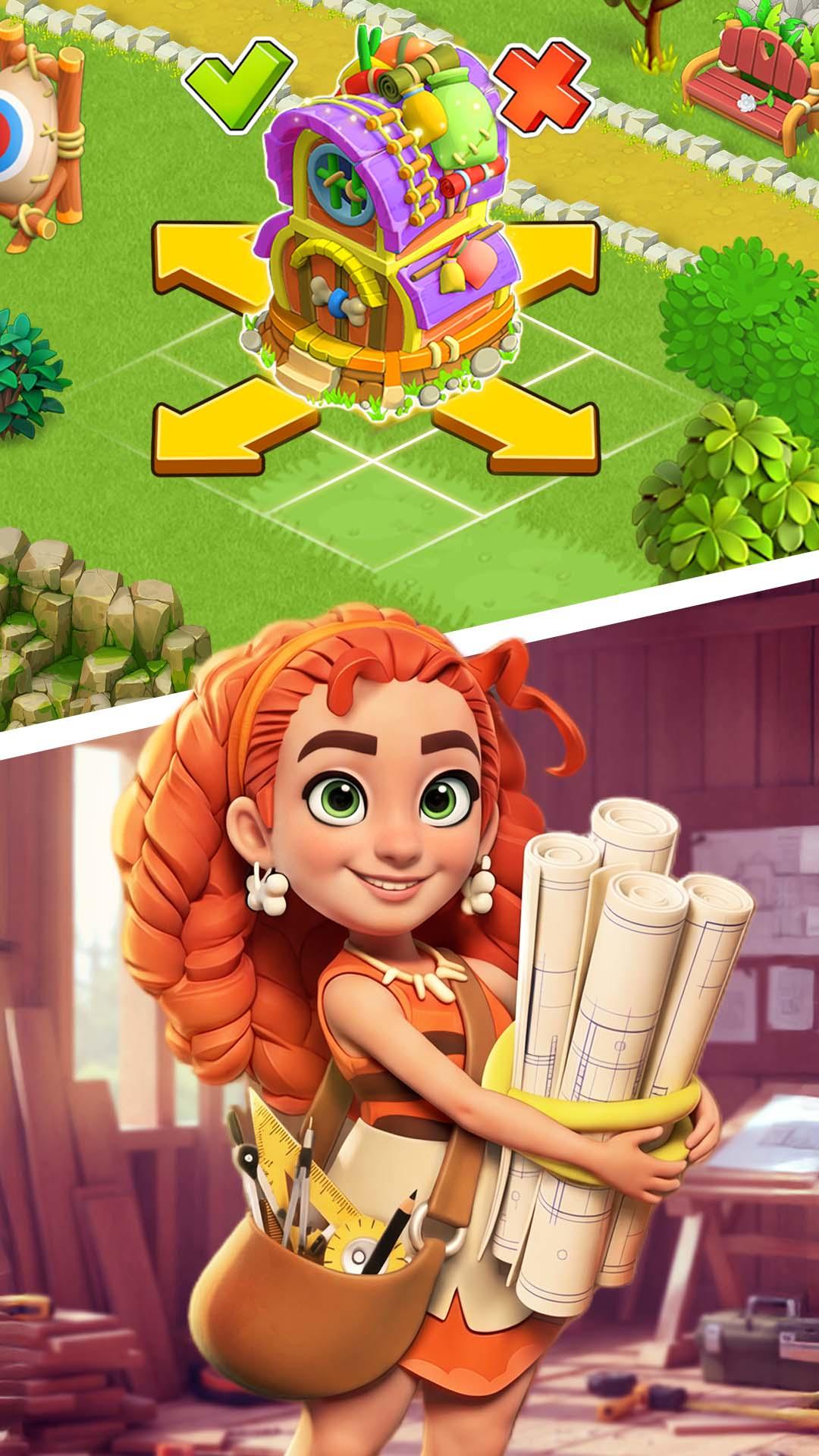 Family Bay: Merge & Farm Game Screenshot