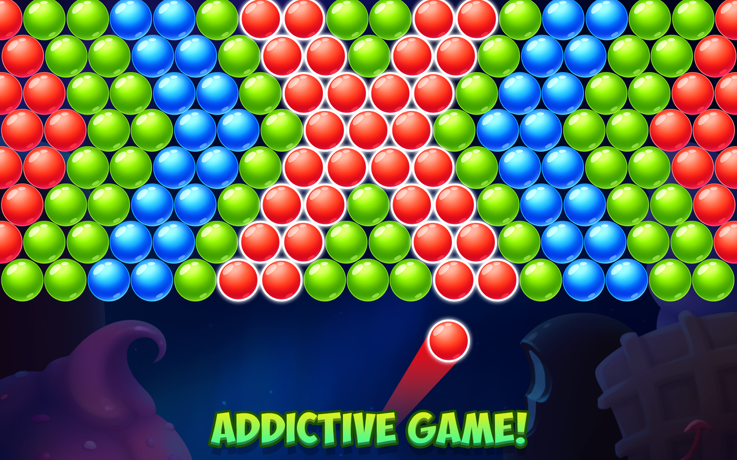 Tasty Winter - Bubble Pop Game Screenshot