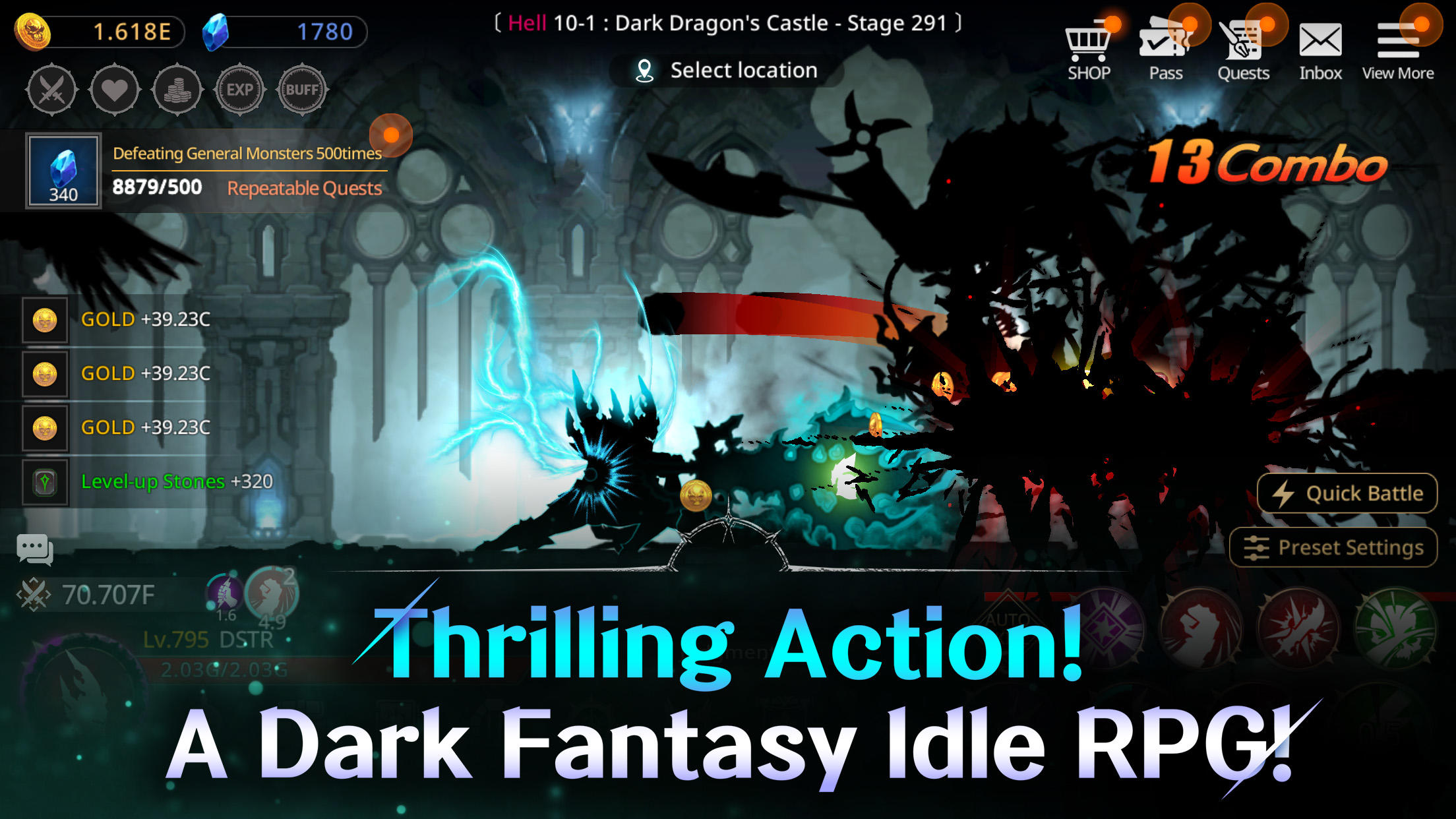 Dark Sword - The Rising ภาพหน้าจอเกม