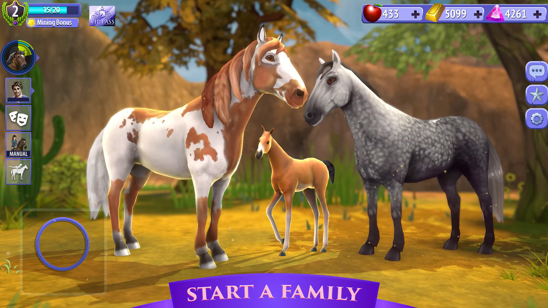Horse Riding Tales - Wild Pony Game Screenshot
