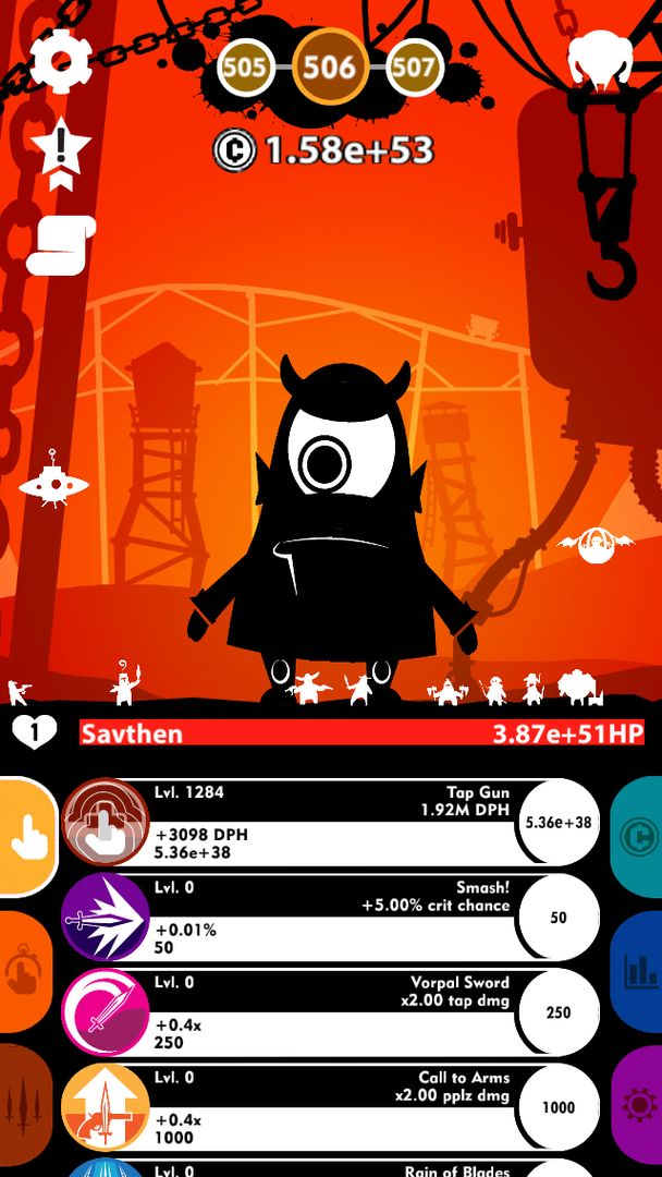 Shadow Clicker screenshot game