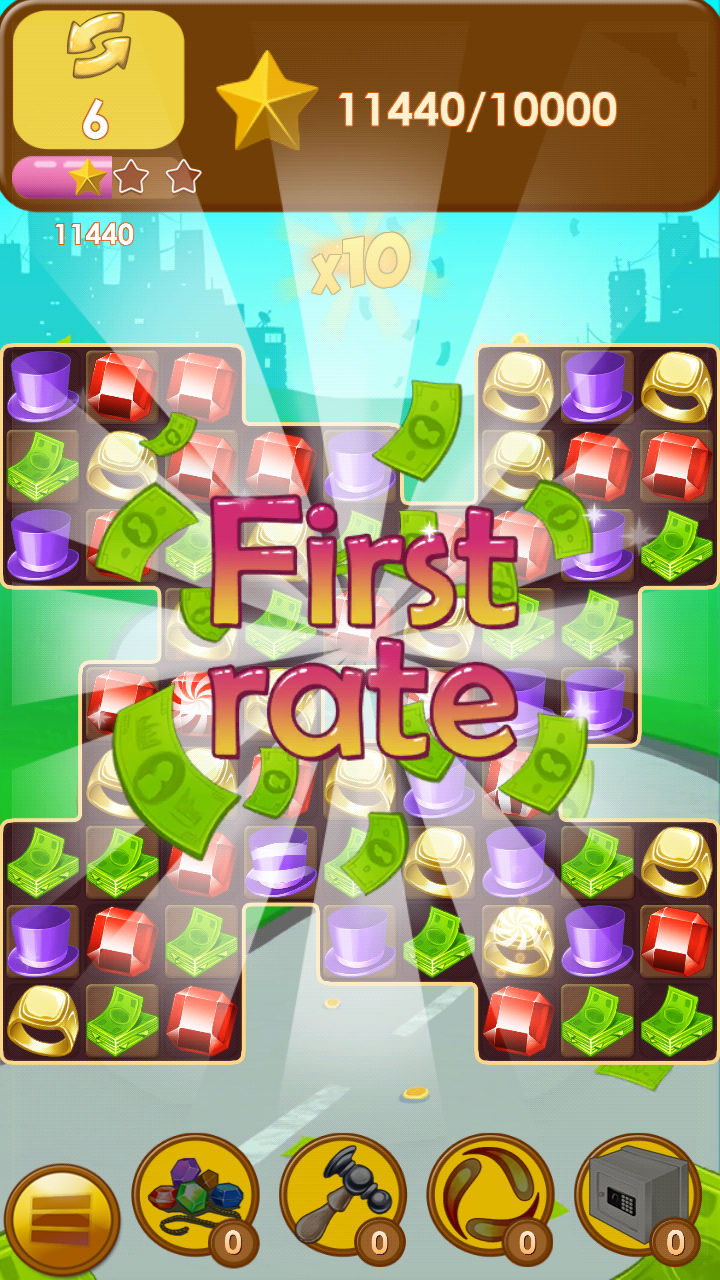 Cuplikan Layar Game Capitalist Millionaire Match 3