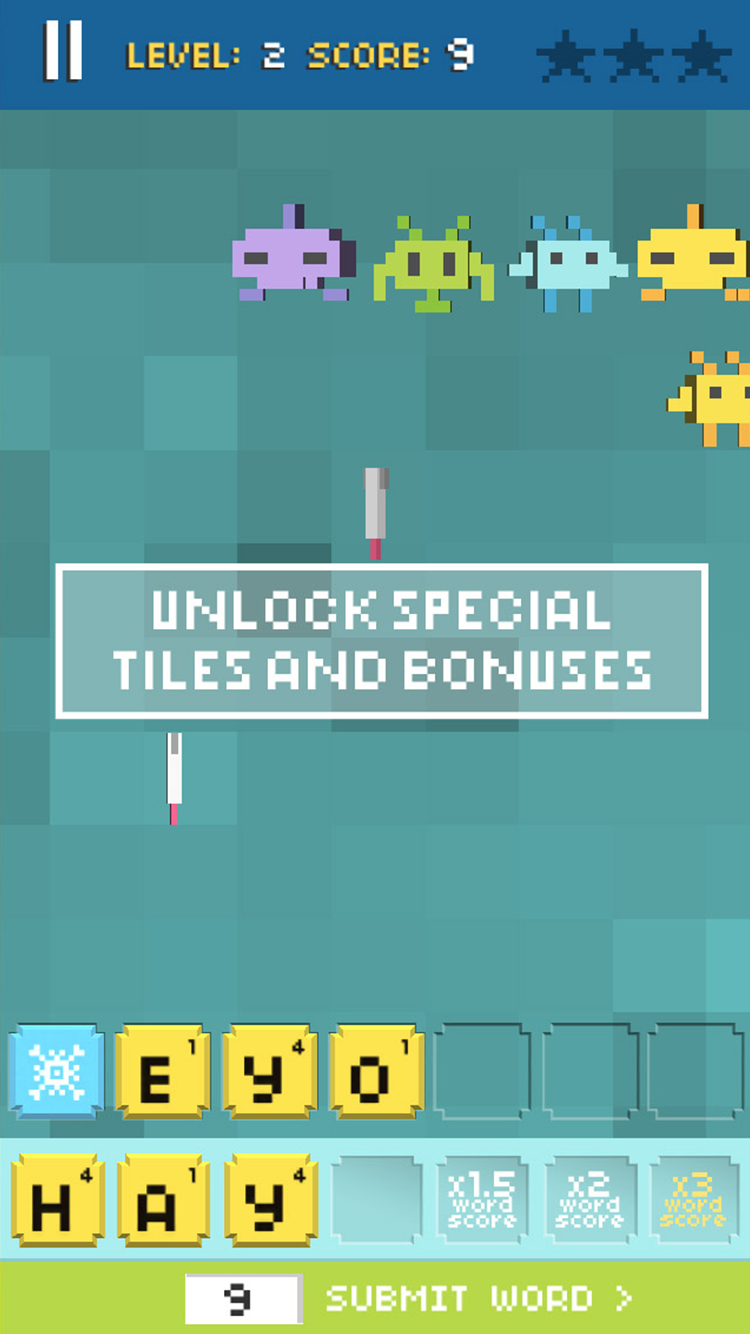 Word Invaders Game Screenshot