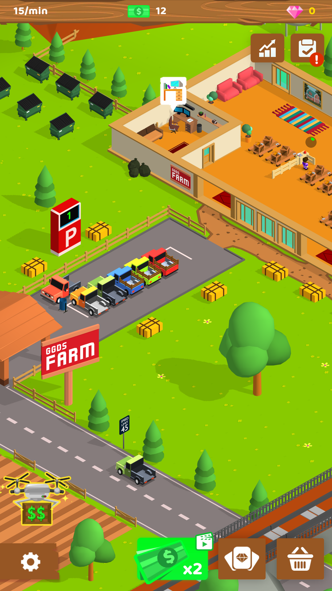 Farm: Idle Empire Tycoon Game Screenshot