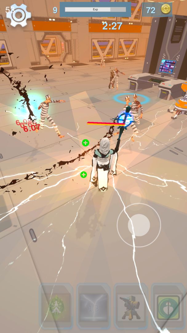 Space survivors zombie shooter screenshot game