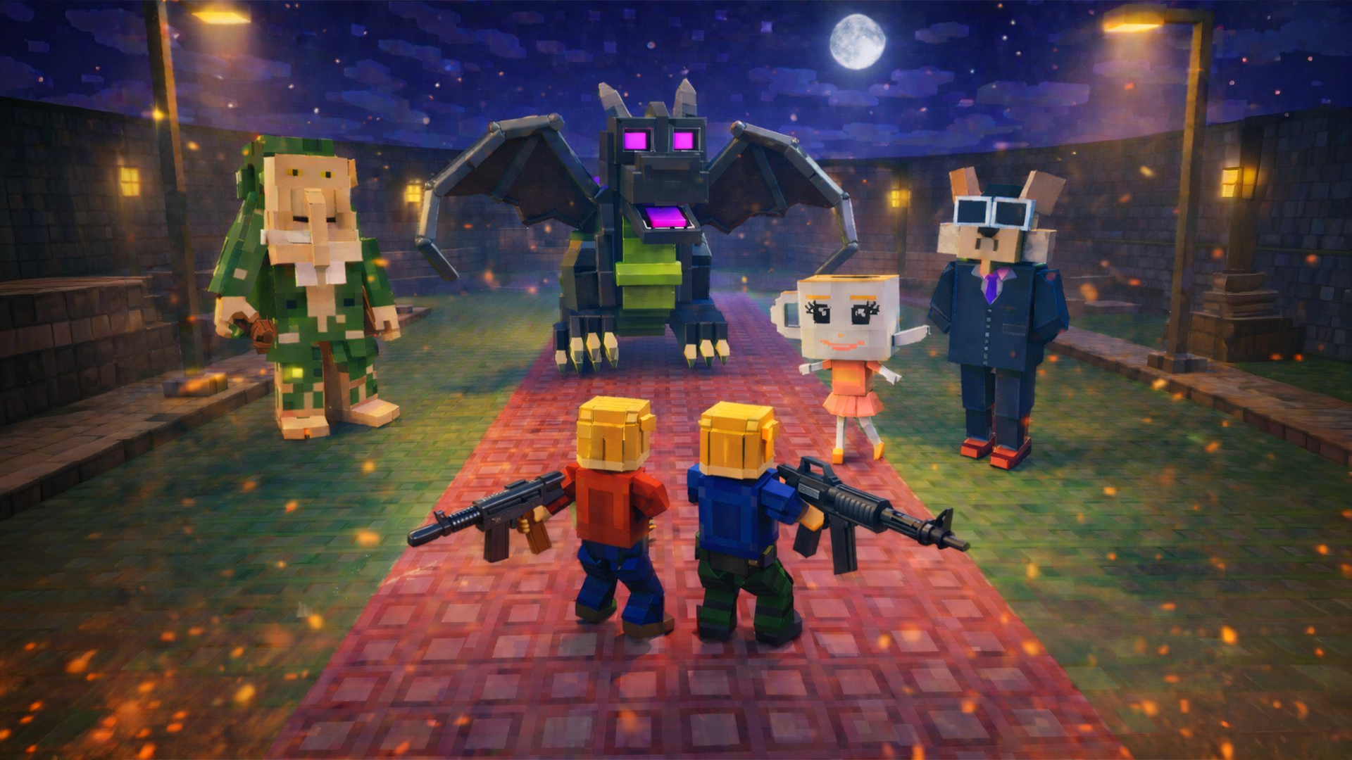 Blocky Shooter Survival Ops Game Screenshot