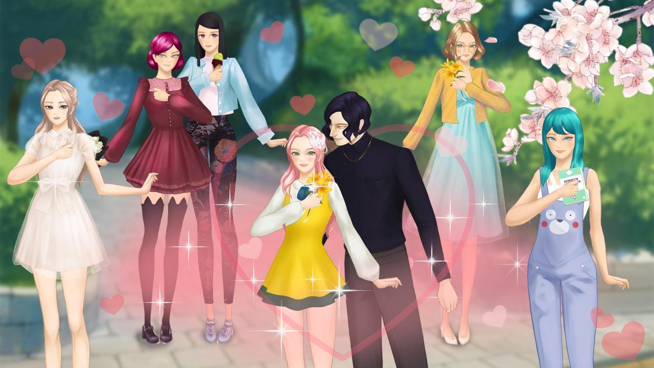 Screenshot of Romantic Dress Up: Girls Games