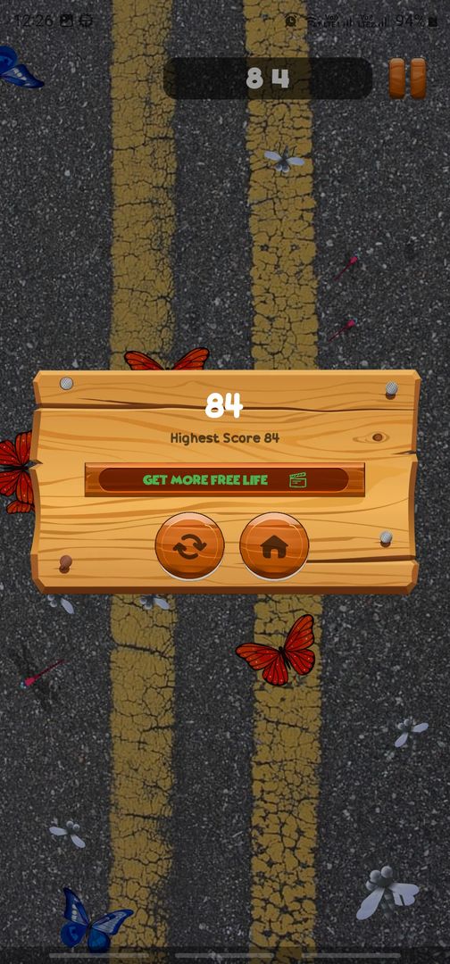 Screenshot of Bug Smasher Game