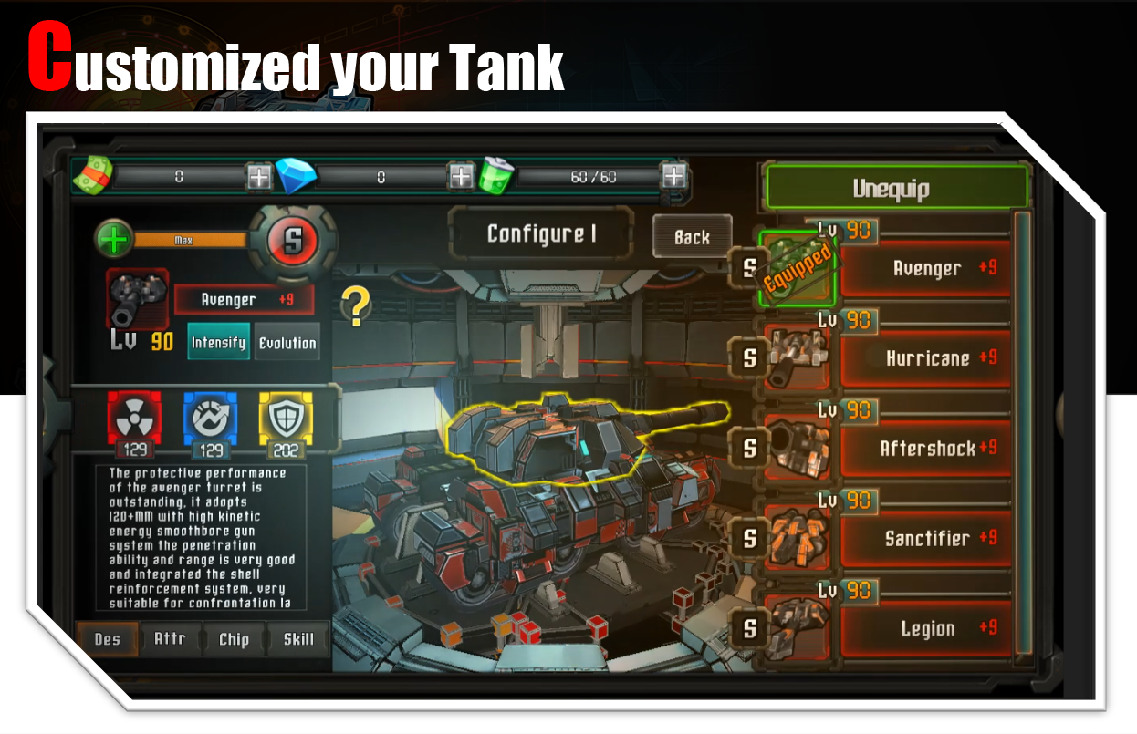 Sci-Fi Panzer Battle: War of D Game Screenshot