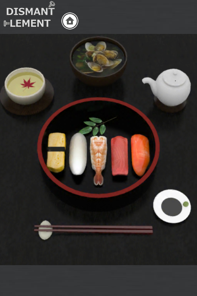 [Puzzle] Dismantlement SUSHI Game Screenshot