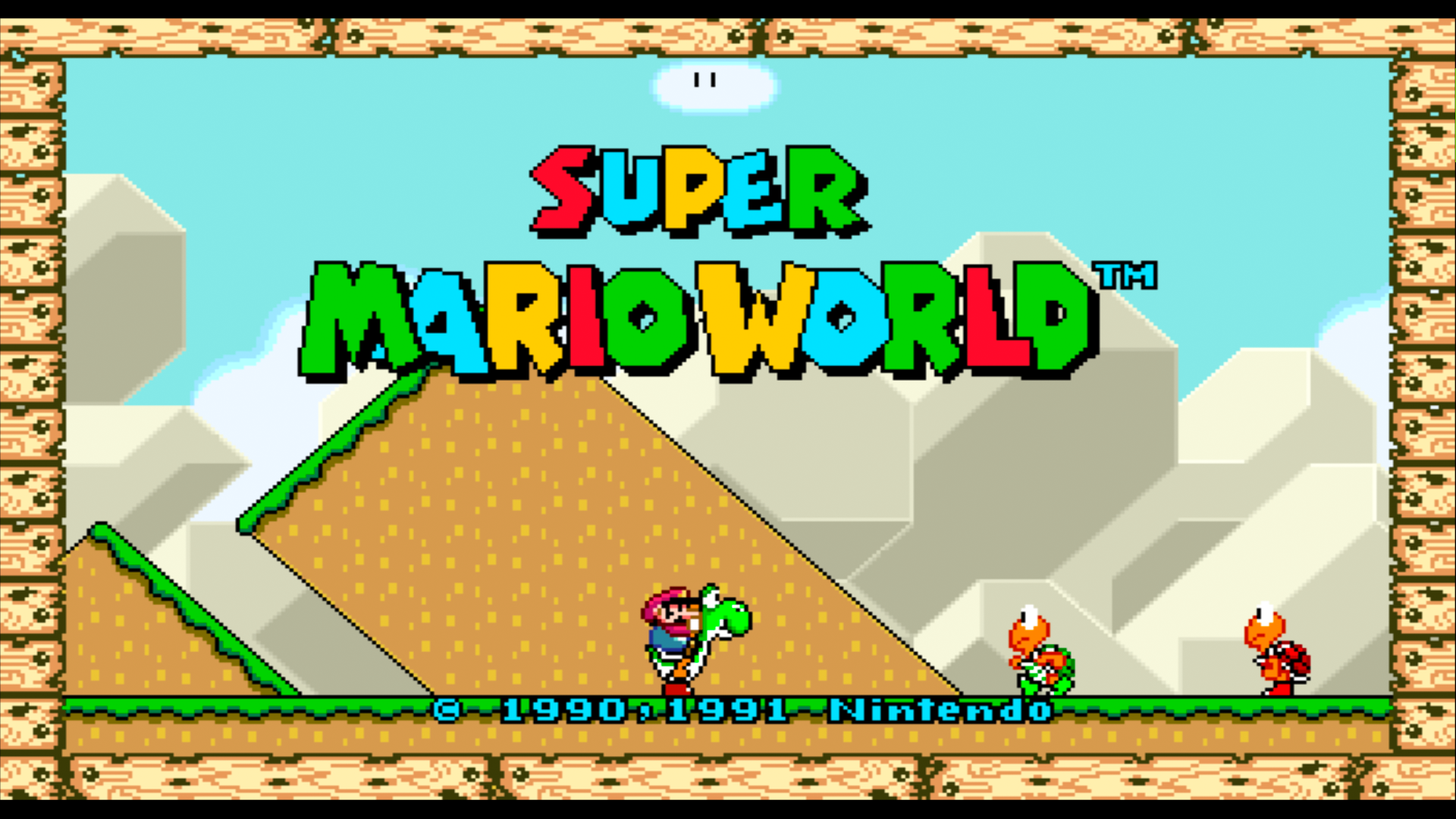Super Mario World (SNES, GBA) ภาพหน้าจอเกม