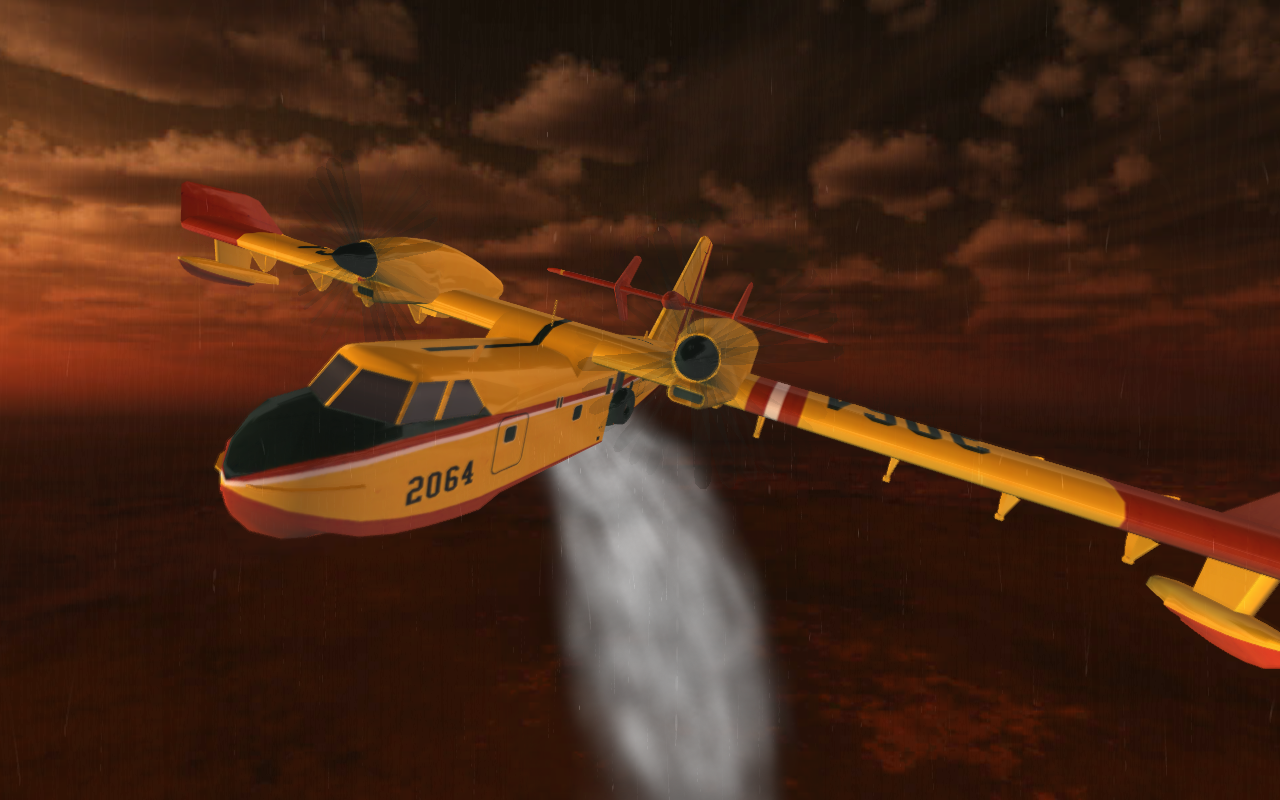 Airplane Firefighter Sim Game Screenshot