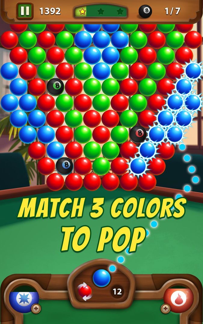 8 Ball Bubble screenshot game