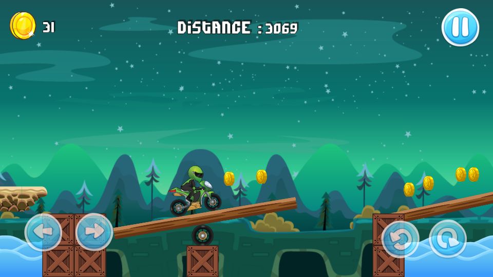 Screenshot of Motocycle Road 2D