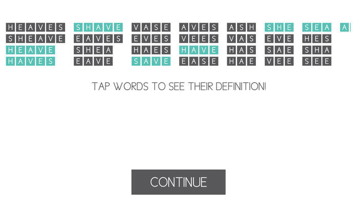 Unscramble Anagram - Twist, Jumble and Unscramble Words from Text Game Screenshot
