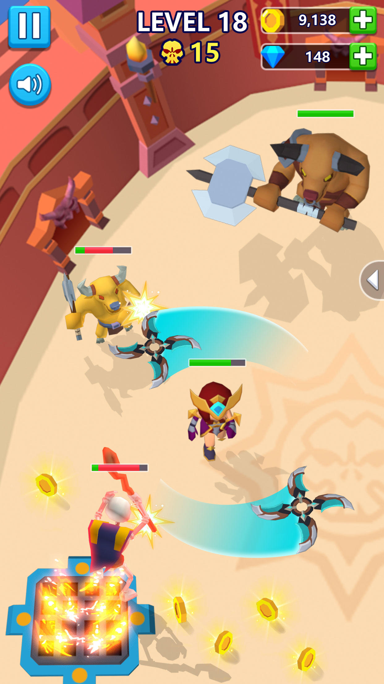 Spin Sword-One Kill Game Screenshot
