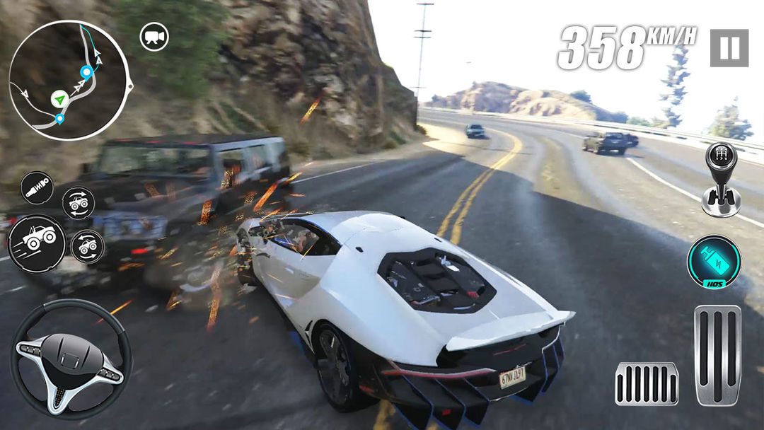 Screenshot of Car Crash Simulation 3D Games