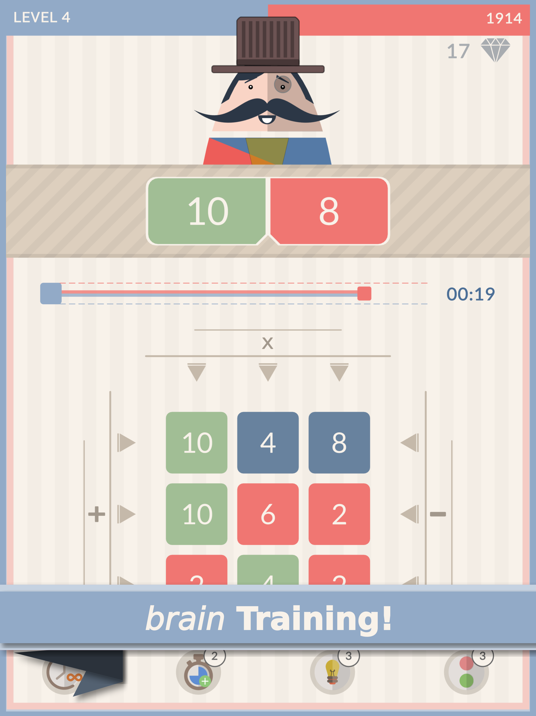 Mr. Mustachio Game Screenshot