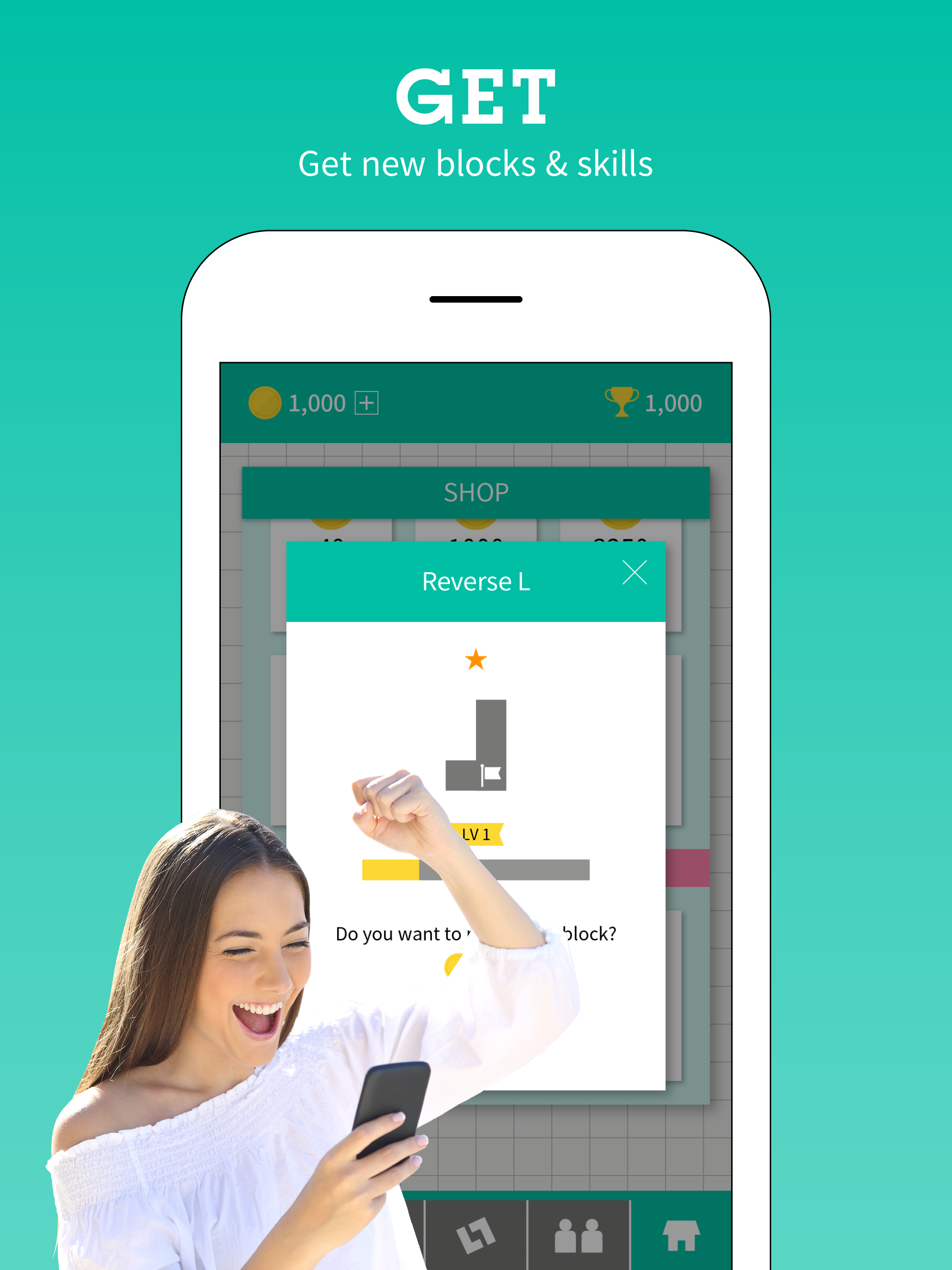 Enblox- Place blocks and conqu Game Screenshot