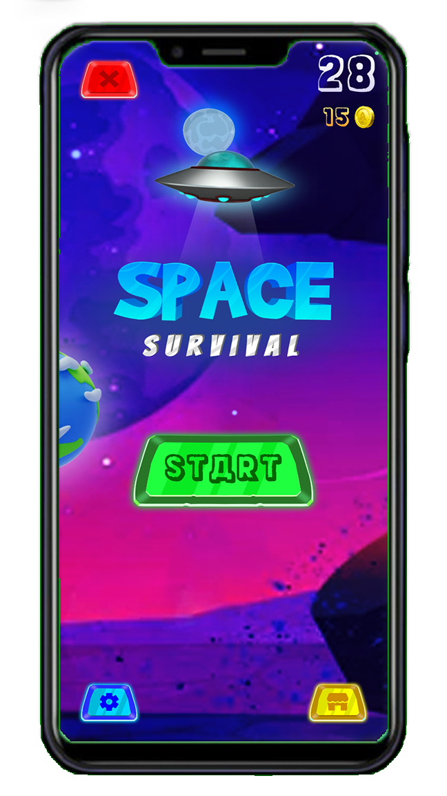 Cuplikan Layar Game Space Survival