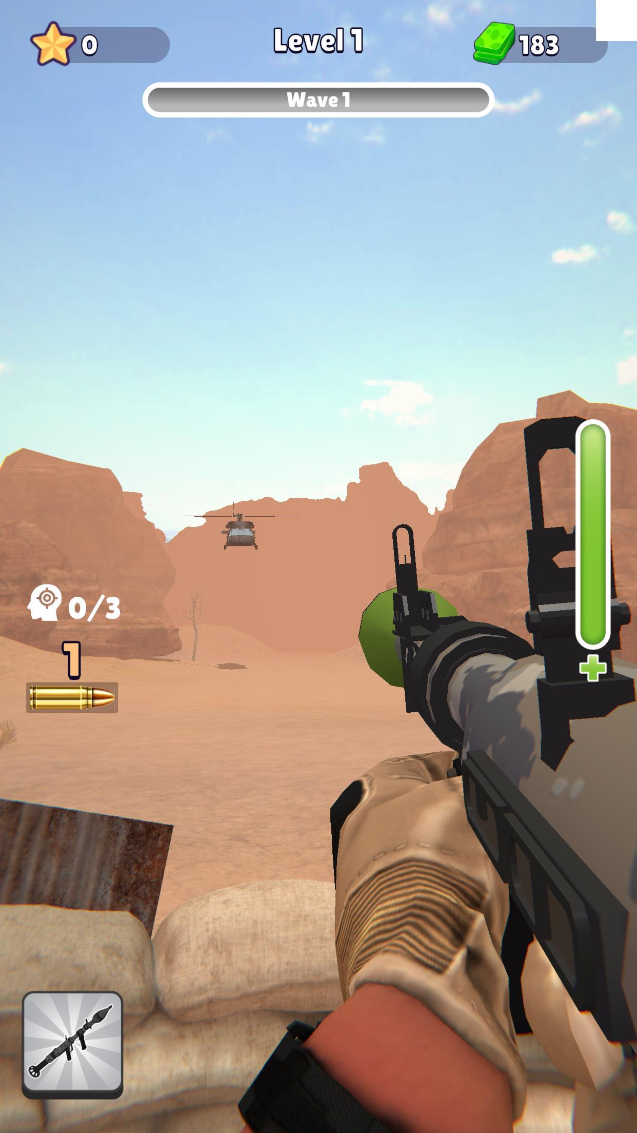Military Hero ゲームのスクリーンショット