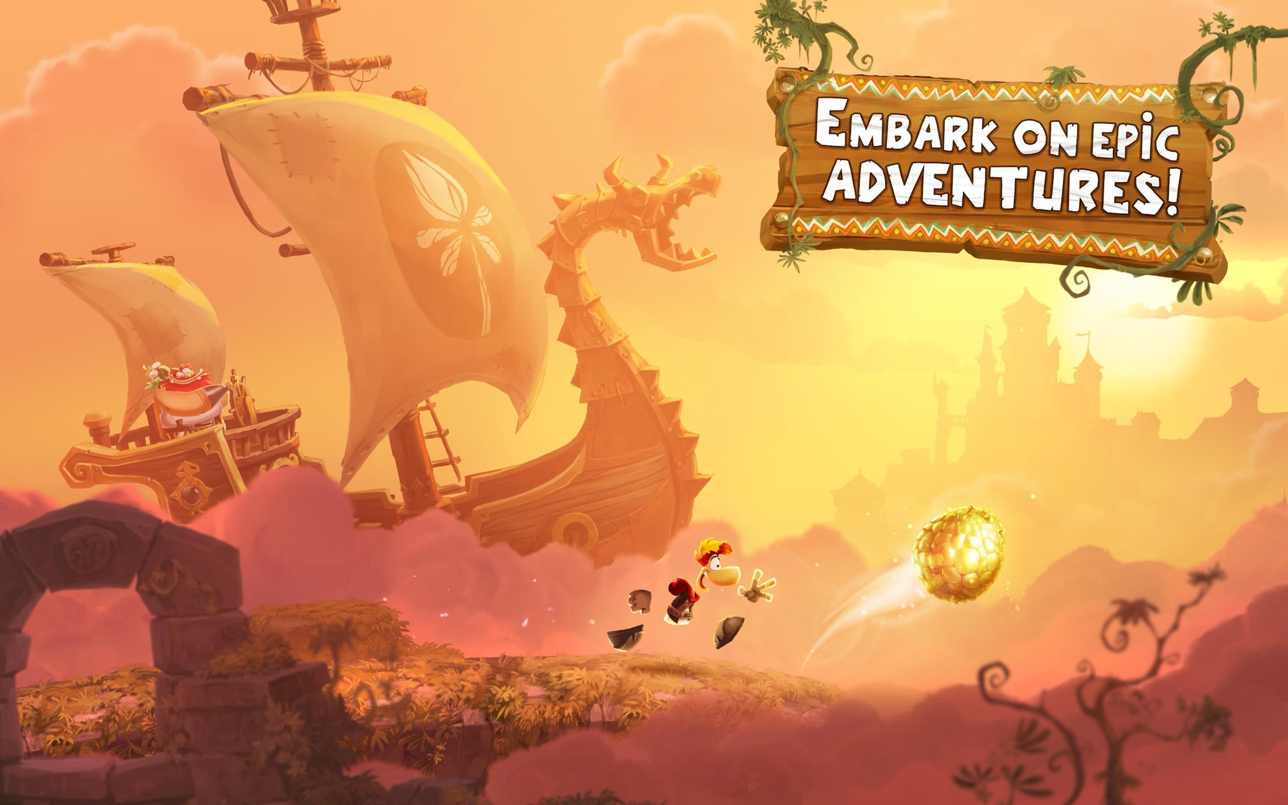 Cuplikan Layar Game Rayman Adventures