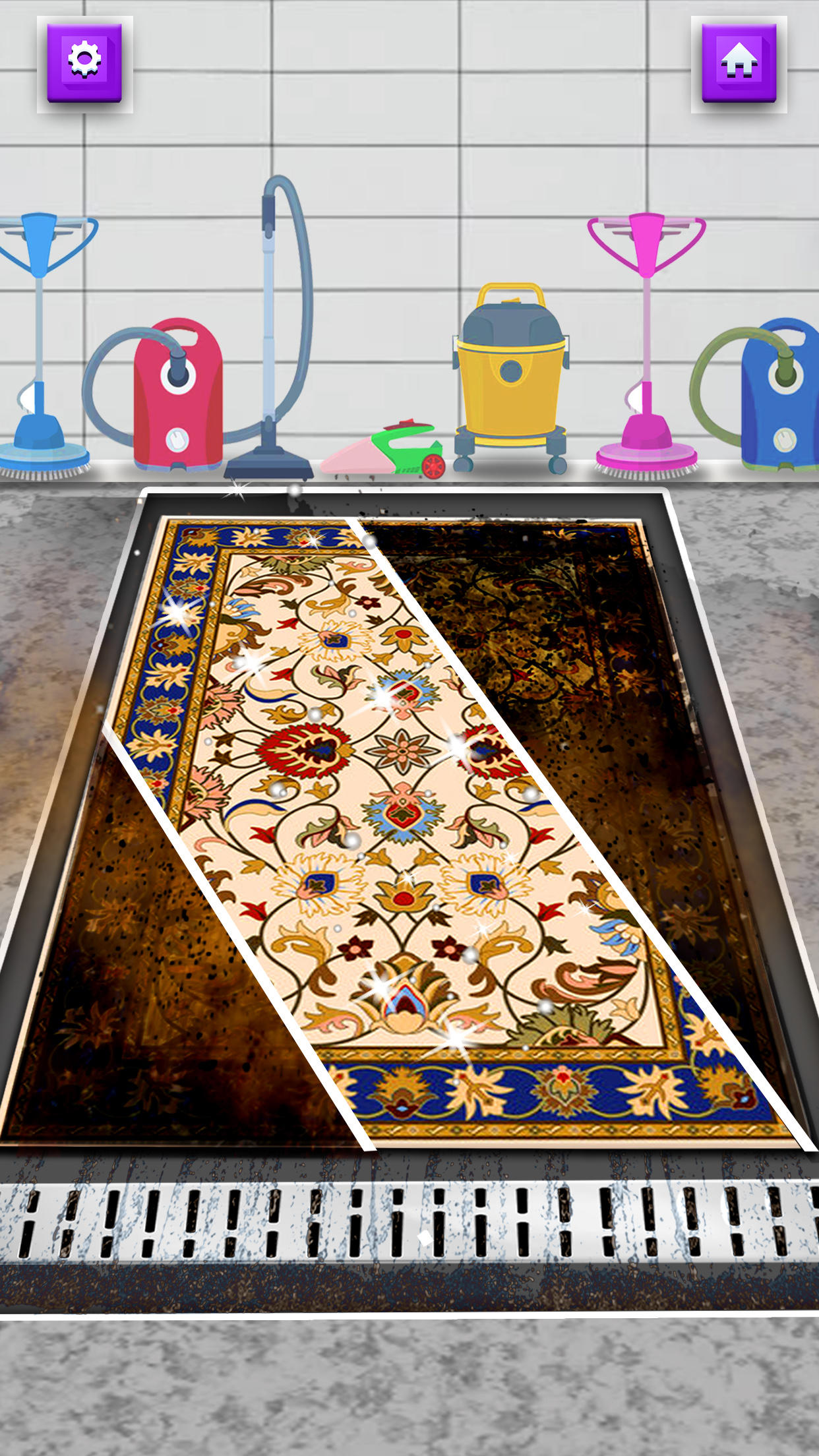 Cuplikan Layar Game Dirty Carpet Cleaning