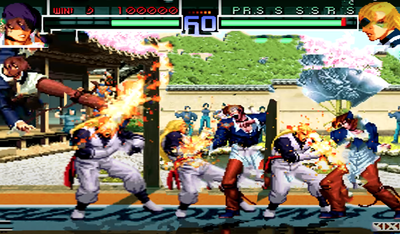 Screenshot of King fighting 2002 classic old