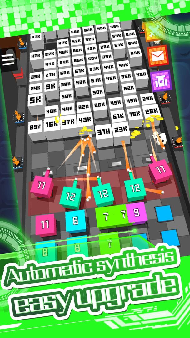 Screenshot of Super Brick Breaker - Idle Tower Defense Game