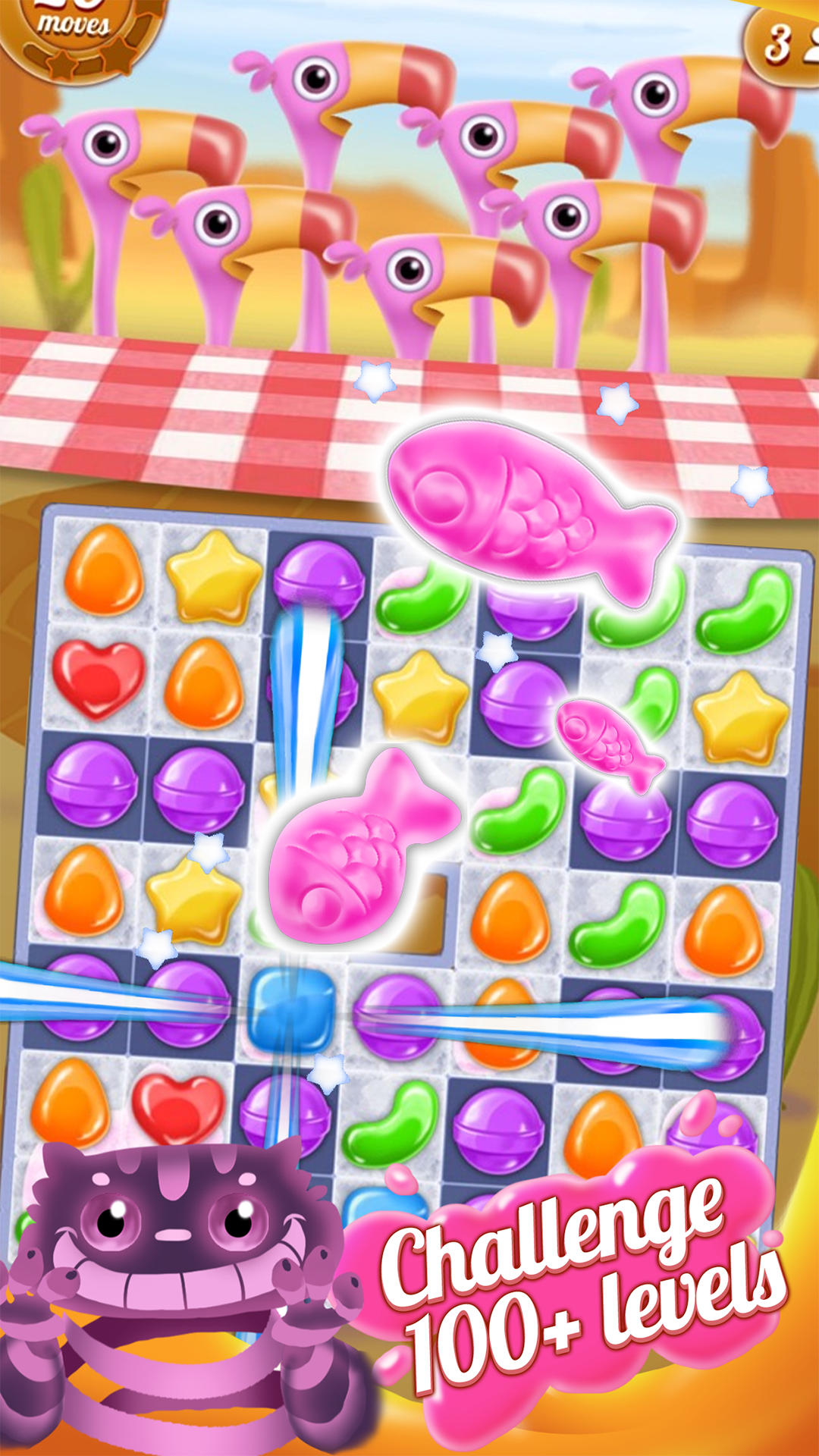 Juicy Candy Blast 遊戲截圖