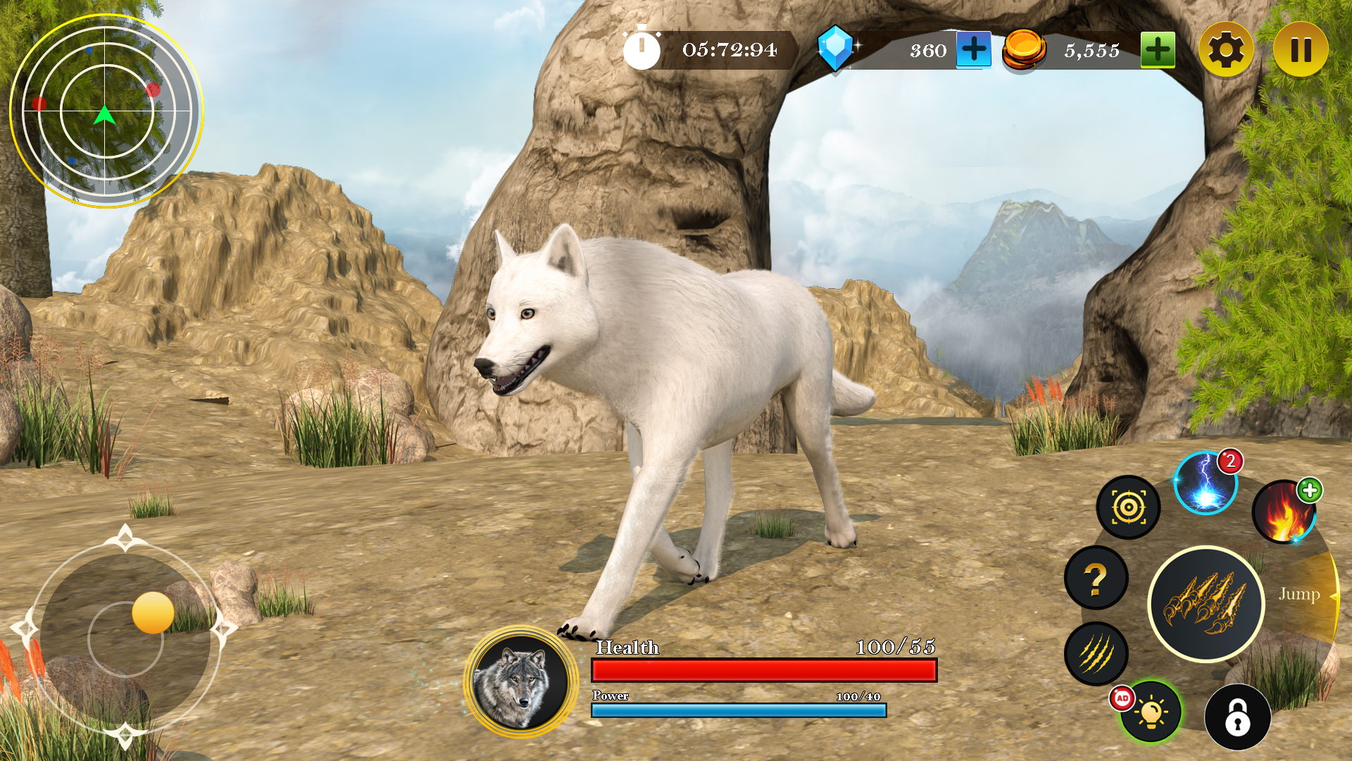 Screenshot 2 of Wolf Games The Wolf Simulator 