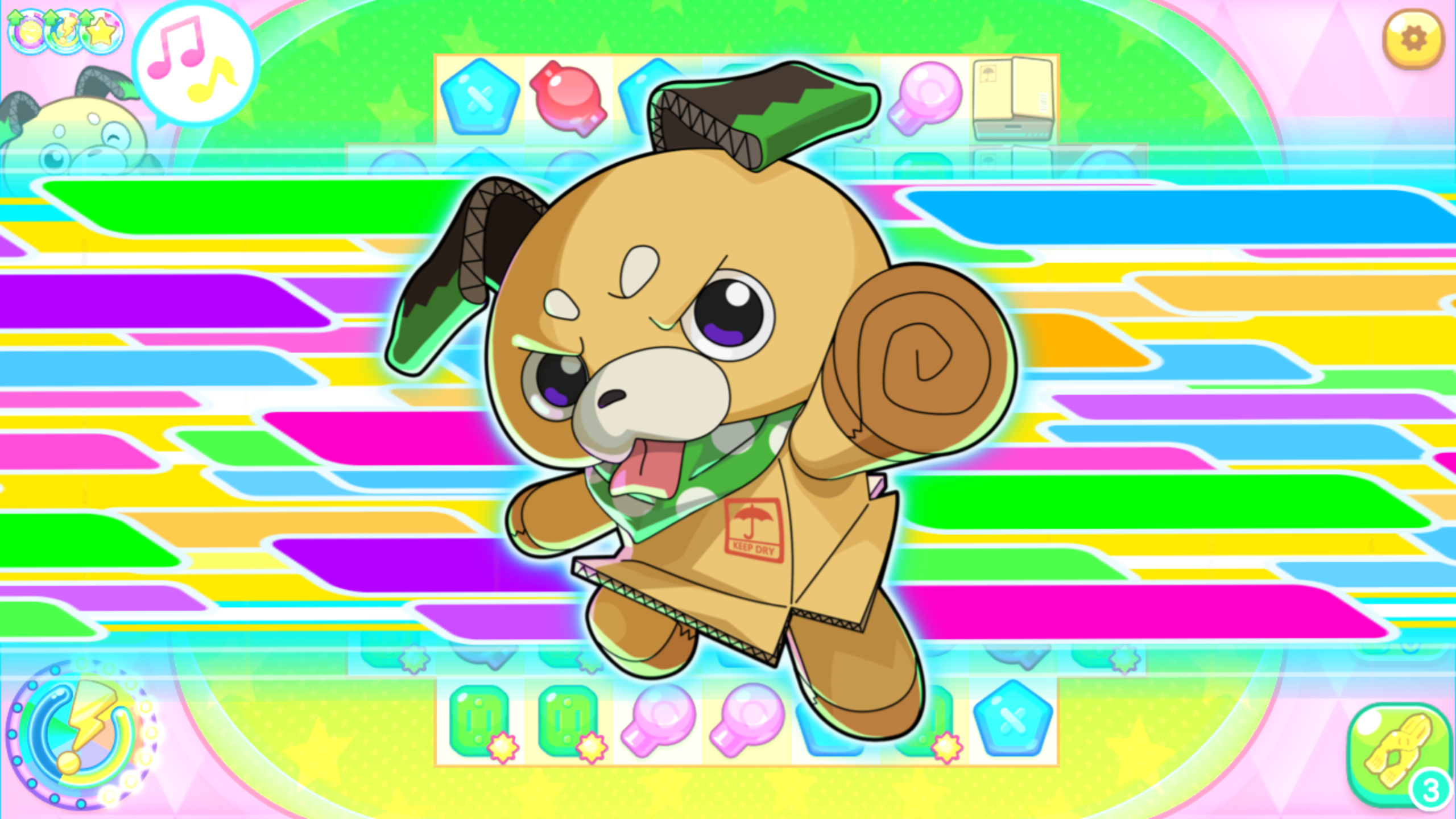 Скриншот игры ピカちんキット ポチっとパズル