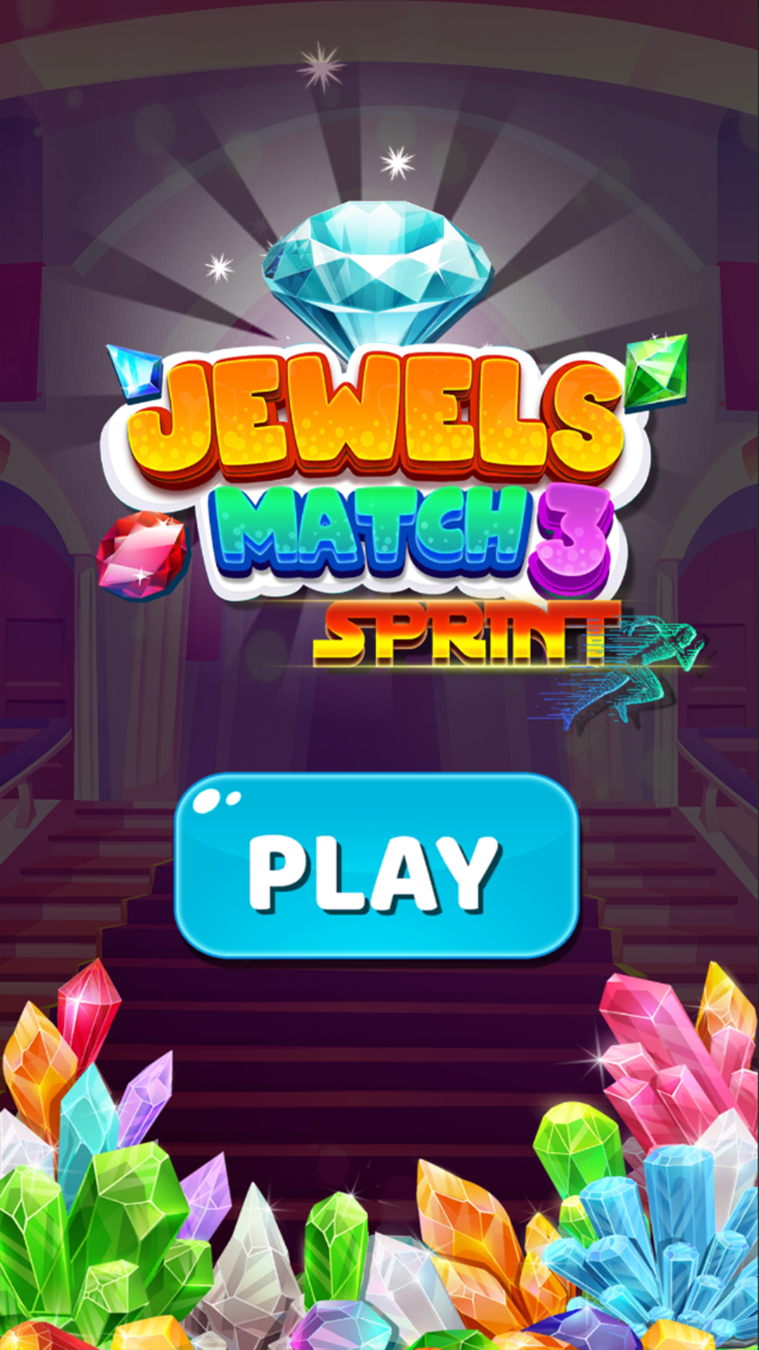 Jewels Match Sprint Game Screenshot