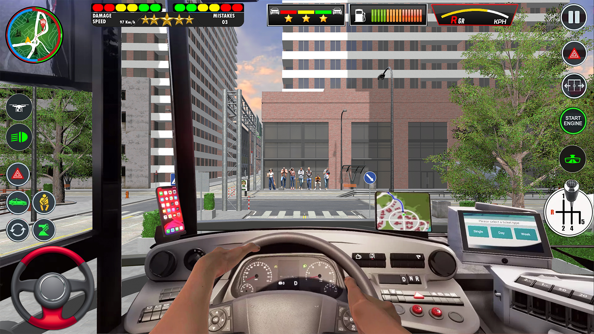 Bus Driving Simulator Bus Game遊戲截圖