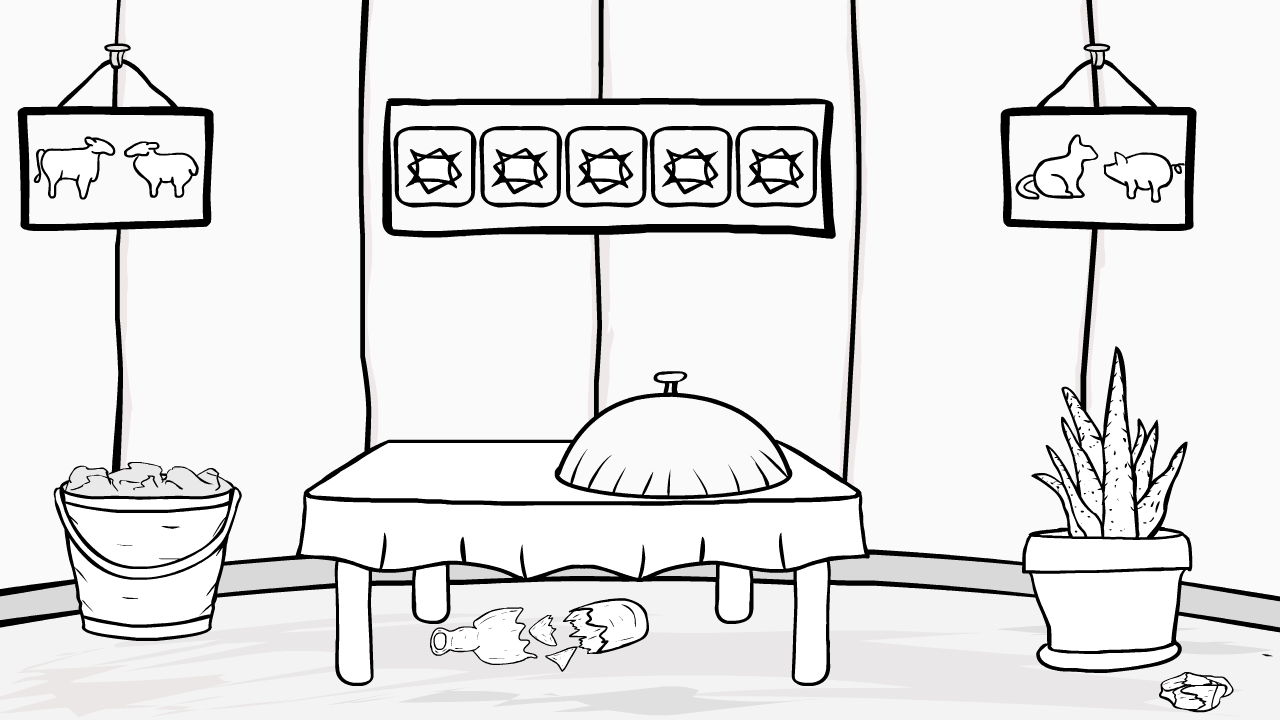 Black And White Forest Game Screenshot