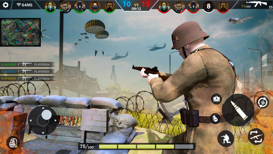Screenshot of World War 2 Games: War Games
