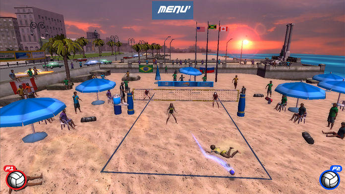 Скриншот игры VTree Entertainment Volleyball