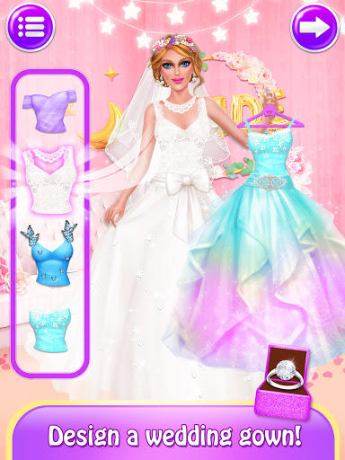 Screenshot 1 of Maquillaje de boda: juegos de salón 3.0