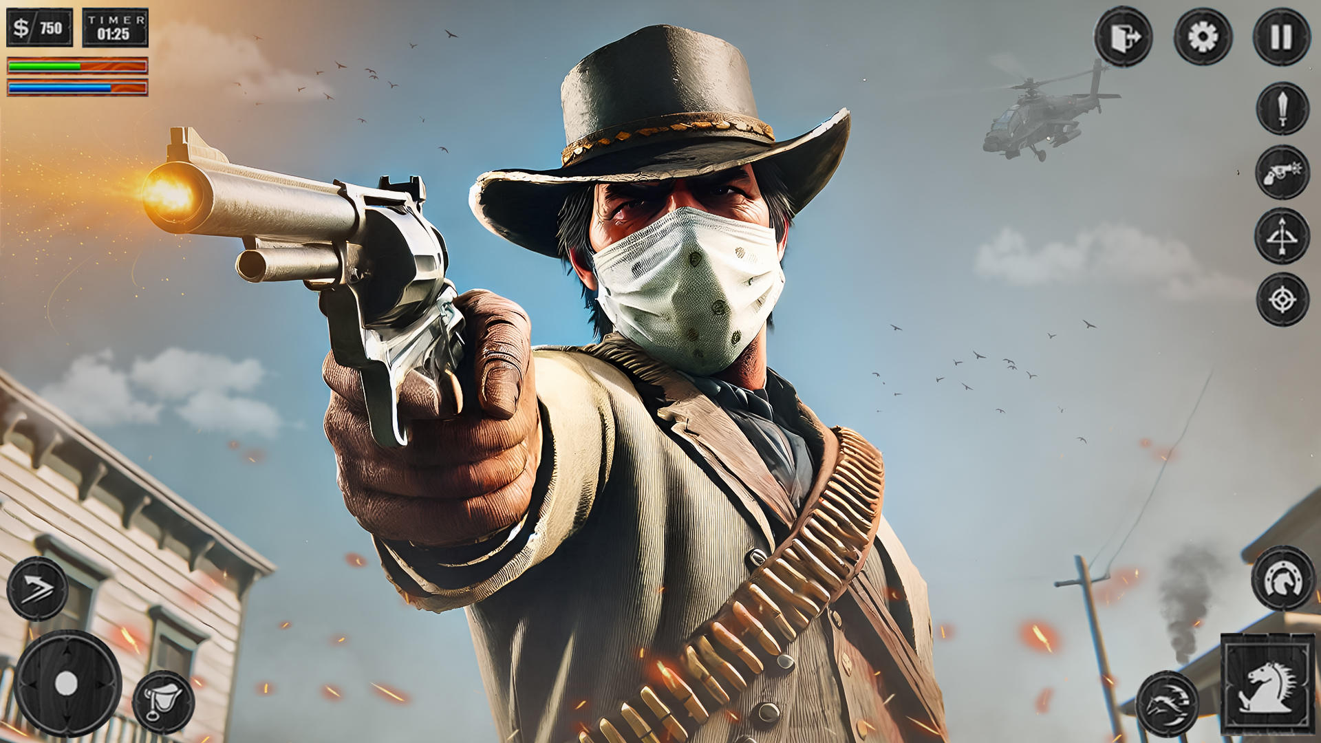 Wild West Mafia Redemption Gun Game Screenshot