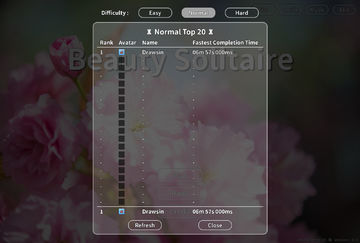 Beauty Solitaire Game Screenshot