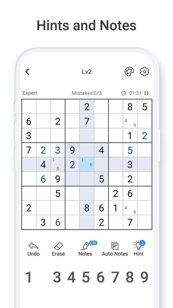 數獨 - 經典數獨遊戲（Sudoku Joy）遊戲截圖