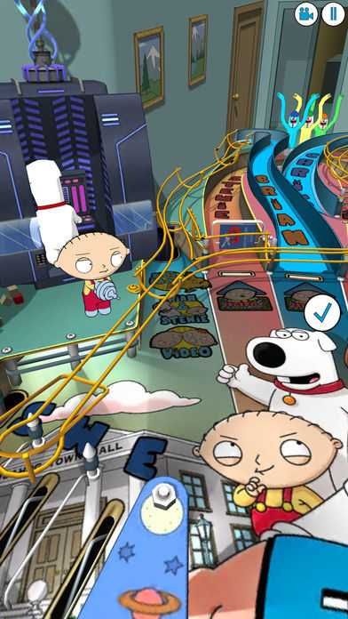 Screenshot of Family Guy Pinball
