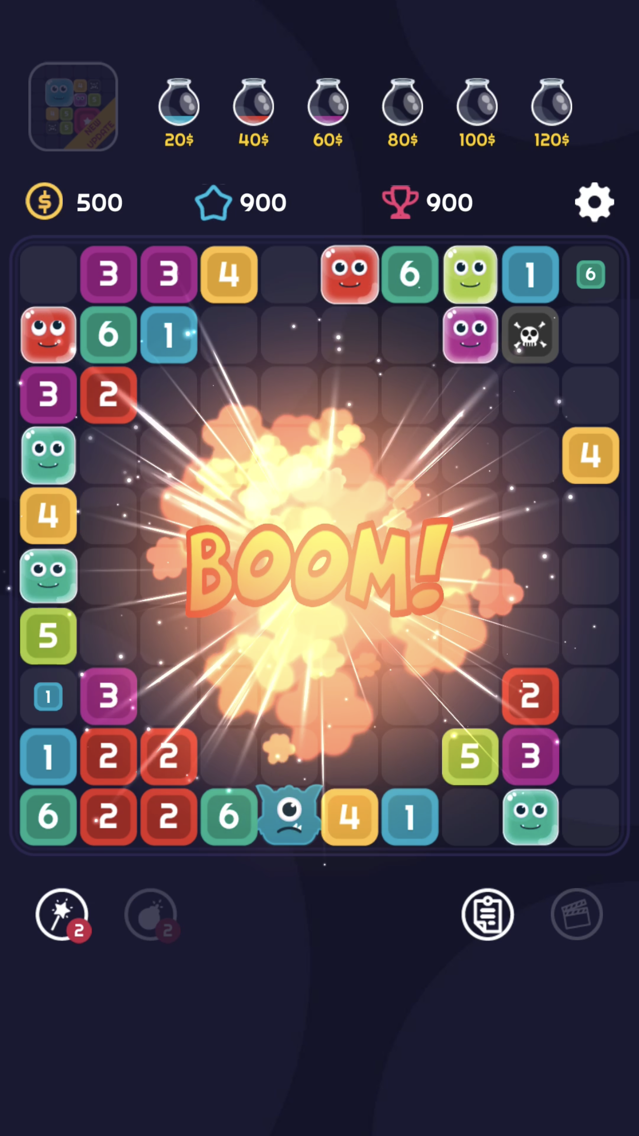 Line Puzzle Monster Game Screenshot