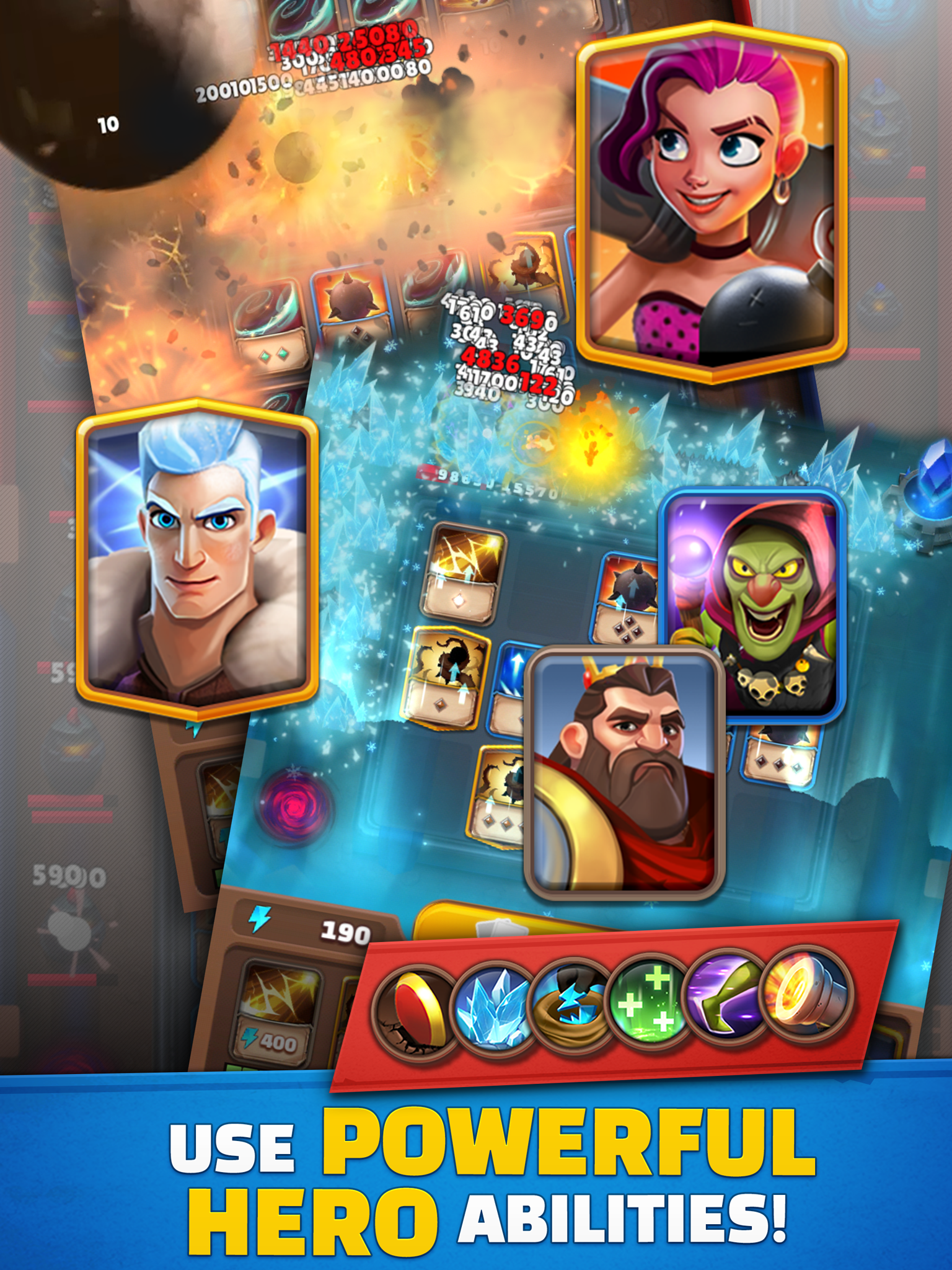 Random Card Defense Game Screenshot